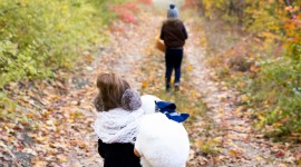 Autumn Love Story Wallpaper For IPhone