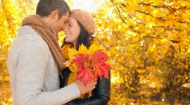 Autumn Love Story Wallpaper For PC
