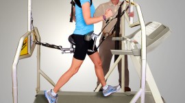 Running On A Treadmill Wallpaper For IPhone Free