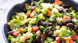 Salad With Beans Wallpaper For Android