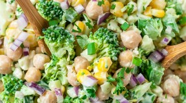 Salad With Broccoli Wallpaper For IPhone#1