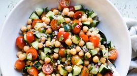 Salad With Chickpeas Wallpaper For Mobile#2
