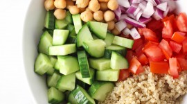 Salad With Chickpeas Wallpaper For Mobile#3