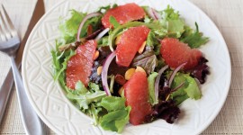 Salad With Grapefruit Wallpaper Full HD