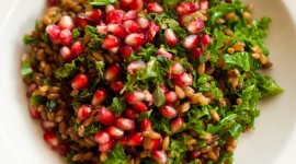 Salad With Pomegranate Wallpaper For Android