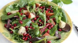 Salad With Pomegranate Wallpaper Full HD