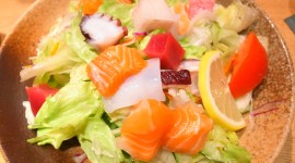 Sushi Salad Desktop Wallpaper