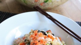 Sushi Salad Wallpaper For IPhone