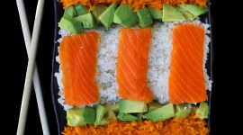 Sushi Salad Wallpaper For Mobile