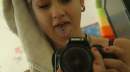 Tongue Piercing Photo