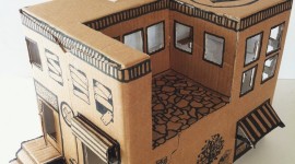 Cardboard House Wallpaper For Mobile