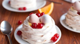 Curd Cream With Fruit Wallpaper HD