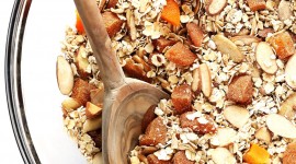 Oatmeal With Dried Fruits High Quality Wallpaper