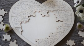 Puzzle Heart Photo