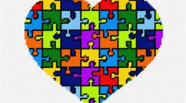 Puzzle Heart Wallpaper For Desktop