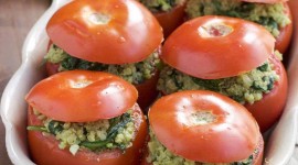Stuffed Tomatoes Wallpaper For IPhone
