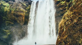 Waterfalls Iceland Wallpaper