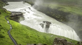 Waterfalls Iceland Wallpaper Full HD