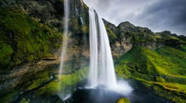 Waterfalls Iceland Wallpaper HD