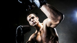 4K Boxing Glove Desktop Wallpaper