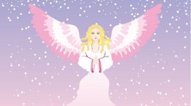 Christmas Angels Desktop Wallpaper
