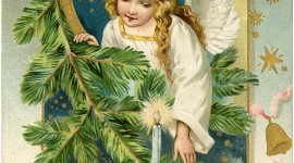 Christmas Angels Wallpaper For Android#3
