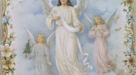Christmas Angels Wallpaper For IPhone#1
