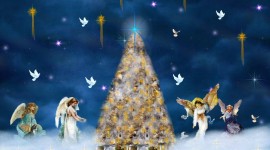 Christmas Angels Wallpaper Full HD