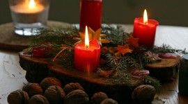 Christmas Candles Photo