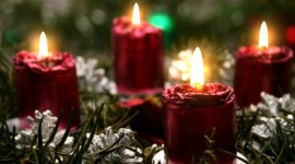 Christmas Candles Wallpaper Download