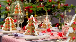 Christmas Table Decoration Best Wallpaper