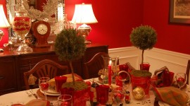 Christmas Table Decoration For IPhone#1