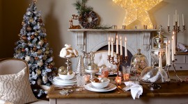 Christmas Table Decoration For IPhone#3