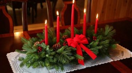 Christmas Table Decoration Wallpaper Free
