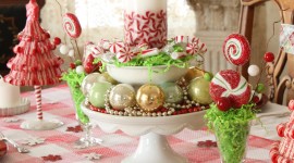 Christmas Table Decoration Wallpaper HQ