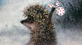 Hedgehog In The Fog Wallpaper