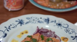 Salmon Ceviche Wallpaper For IPhone