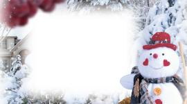 Snowman Frames Wallpaper For PC