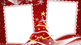 Christmas Tree Frame Image Download