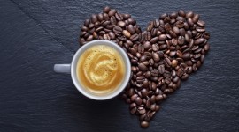 Heart Coffee Beans Wallpaper 1080p