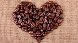 Heart Coffee Beans Wallpaper For Desktop