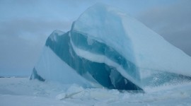 Striped Icebergs Photo