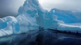 Striped Icebergs Photo Free