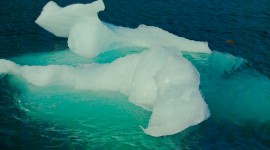 Striped Icebergs Photo Free#1