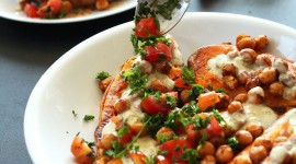 Baked Potatoes With Filling Wallpaper Download