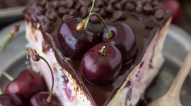 Cherry Cake Wallpaper For IPhone