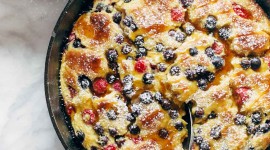 French Toast With Berries Wallpaper Download Free
