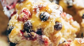 French Toast With Berries Wallpaper For IPhone Download