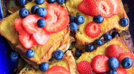 French Toast With Berries Wallpaper For IPhone Free