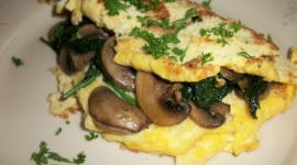 Omelet With Mushrooms Wallpaper Gallery